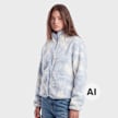 Urban Classics Ladies Printed Sherpa Jacket blu 103281 1