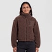 Urban Classics Ladies Sherpa Mix Jacket castanho 103283 1