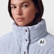 Urban Classics Ladies Cropped Cord Puffer bluegrey Undefinierte Farbe 103289 3