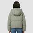 Urban Classics Short Coated Hooded Puffer vert 103290 2