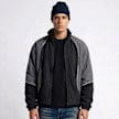 Urban Classics Polarfleece Taslan Track Jacket zwart 103353 1