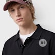 Another Cotton Lab Another Longsleeve Piqué Polo Shirt Nero 103431 3
