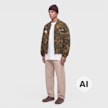 Another Cotton Lab Another Camo Pattern Bomber Jacket camuflaje 103436 4