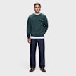Pegador Luka Oversized Knit Sweater DARK TEAL Schwarz 103479 4