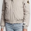 Zavetti Canada W OLIVIA HOODED BOMBER JACKET whispered taupe preto 103555 3