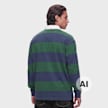 Polo Ralph Lauren KNIT-RUGBY-PULLOVER prk green/drk cblt višebojno 103667 2