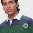 Polo Ralph Lauren KNIT-RUGBY-PULLOVER prk green/drk cblt multicolorido 103667 3