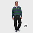 Polo Ralph Lauren KNIT-RUGBY-PULLOVER prk green/drk cblt wielokolorowy 103667 4