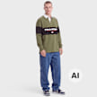 Polo Ralph Lauren Knit Rugby Pullover wielokolorowy 103674 4