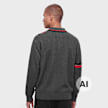 Umbro Longsleeve Knitted Football Polo Grigio 103749 2