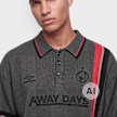 Umbro Longsleeve Knitted Football Polo Grau 103749 3