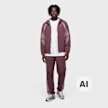 New Balance Color Blocked Woven Jacket vermelho 104502 3