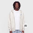 Nike   Sportswear Sport Fleece Graphic Full-Zip Hoodie bež 104517 1