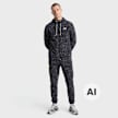 Under Armour UA VIBE WOVEN JOGGER ultimate black/green citrine preto 104795 4