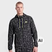 Under Armour UA VIBE WOVEN JACKET ultimate black/green citrine czarny 104786 1