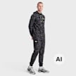 Under Armour UA VIBE WOVEN JACKET ultimate black/green citrine negro 104786 4