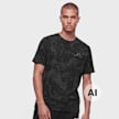 Under Armour VANISH ENERGY PRINTED2 SS black/black schwarz 104788 1
