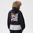 Jordan Brooklyn Space Jam Fleece Full-Zip Cropped Hoodie noir 105203 1