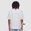 Colucci LOGO T-SHIRT COLLEGE WHITE , AOP MULTI czarny 105220 2