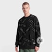Colucci KNIT LOGO SWEATER BLACK czarny 105222 1