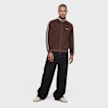 Colucci Velours Checkerboard Trackjacket brązowy 105219 6