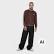 Colucci Velours Checkerboard Trackjacket marrón 105219 6