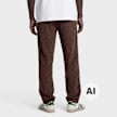 Colucci VELOURS CHECKERBOARD TRACKPANTS DARK BROWN braun 105223 2