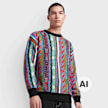 Colucci CREWNECK SWEATER AOP MULTI multicolor 105225 1