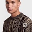 Colucci CREWNECK SWEATER AOP BROWN braun 105227 3