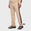 Colucci VELOURS CHECKERBOARD TRACKPANTS BEIGE beige 105236 1