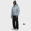 K1X Tag Logo Shiny Puffer iceblue blauw 105572 7