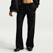 Nike Studio Fleece Medium Weight Mid Rise Open Hem Pant zwart 105552 1