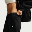 Nike Studio Fleece Medium Weight Mid Rise Open Hem Pant preto 105552 4