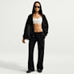 Nike Studio Fleece Medium Weight Mid Rise Open Hem Pant preto 105552 8