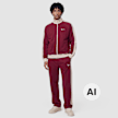Karl Kani Signature Sidestripe Pique Trackjacket vermelho 106065 4