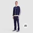Karl Kani Signature Sidestripe Pique Trackjacket azul 106066 3