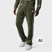 Karl Kani OG Velour Straight Leg Trackpants Verde 107545 1