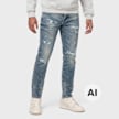 Smoke Rise Vintage Washed Jeans niebieski 106881 1