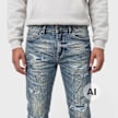Smoke Rise Vintage Washed Jeans Blu 106881 3