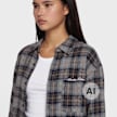 Another Cotton Lab Flannel Shirt cinzento 107055 3