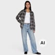 Another Cotton Lab Flannel Shirt Grau 107055 4
