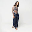 Decibel Polka Dot Mesh Longsleeve braun 107028 3