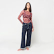 Decibel Polka Dot Mesh Longsleeve rot 107027 3