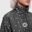Decibel Polka Dot Funnel Neck Jacket preto 107063 3