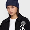 New Era WMNS MLB Wool Oversized Bomber Jacket Blau 107234 3
