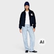 New Era MLB Wool Oversized Bomber Jacket bleu 107234 4