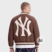 New Era MLB Wordmark Varsity Jacket negro 107561 2
