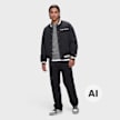 New Era MLB Wordmark Varsity Jacket Nero 107566 4