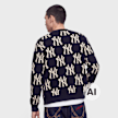 New Era MLB Logo All Over Print Cardigan plava 107564 2