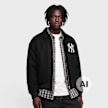 New Era MLB Logo Varsity Jacket Nero 107584 1